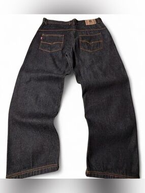 Joker Black Y2K Baggy Jeans Size 40 / 38 Measurements